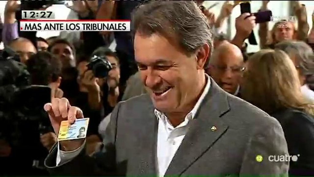 Artur Mas, imputado por el Tribunal Superior de Justicia de Cataluña tras la consulta del 9-N