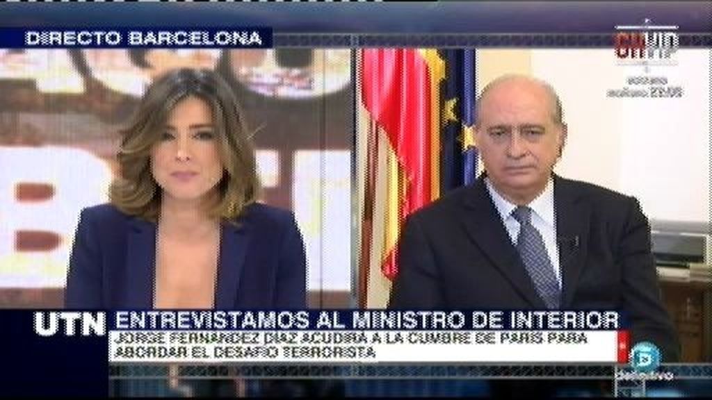 Jorge Fernández Díaz: "El Gobierno Español es partidario del registro de pasajeros"