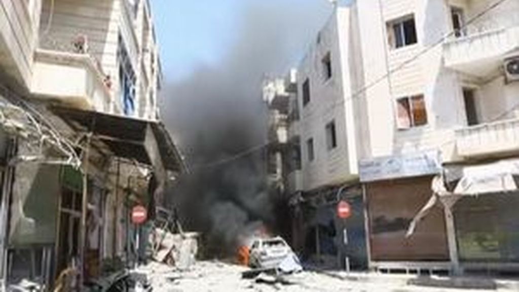 Caos y destrucción en los últimos ataques aéreos en Siria