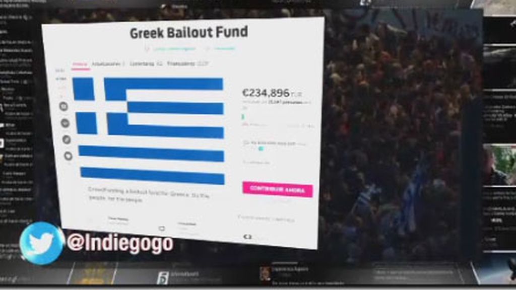 #HoyEnLaRed: campaña de ‘crowdfunding’ para rescatar a Grecia