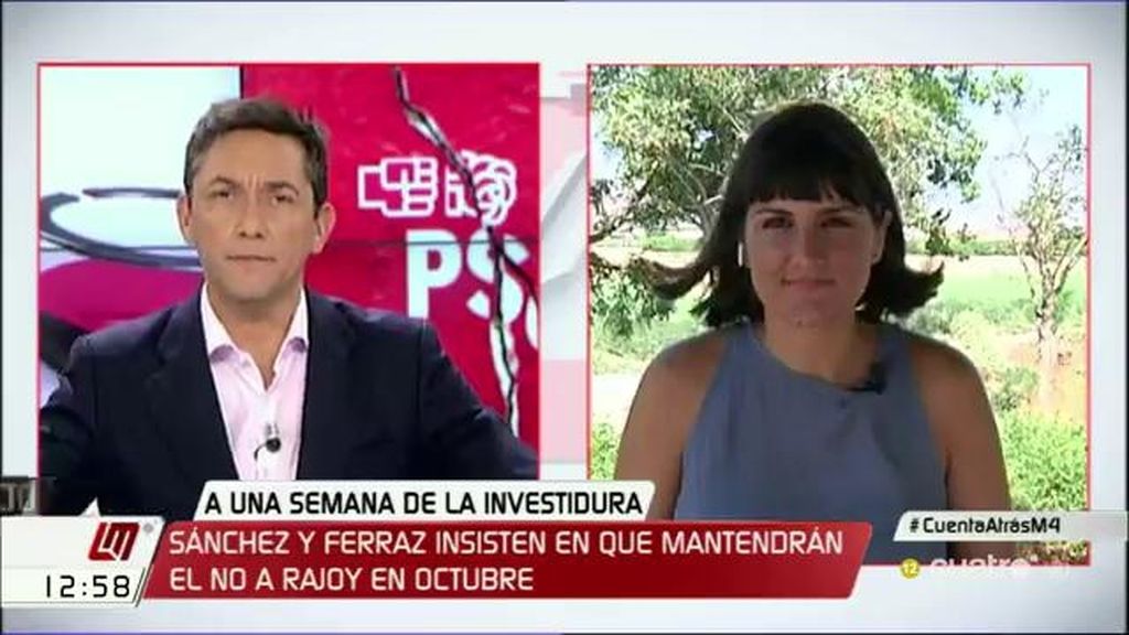 María González de la Cruz: “Es evidente que hay presiones al PSOE para que se abstenga”
