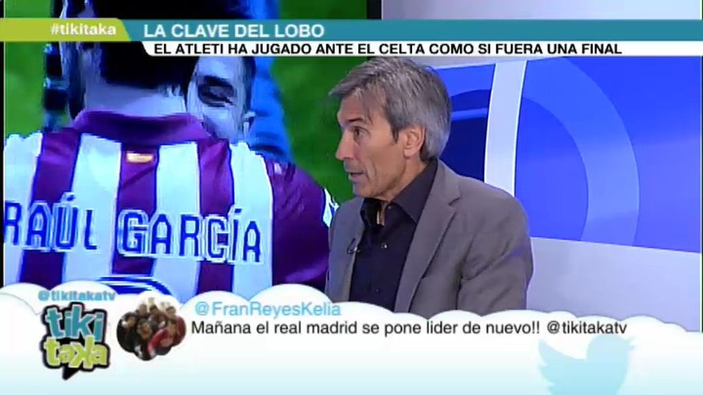Lobo Carrasco: "El Atlético de Madrid pelea por la Liga en cada balón"