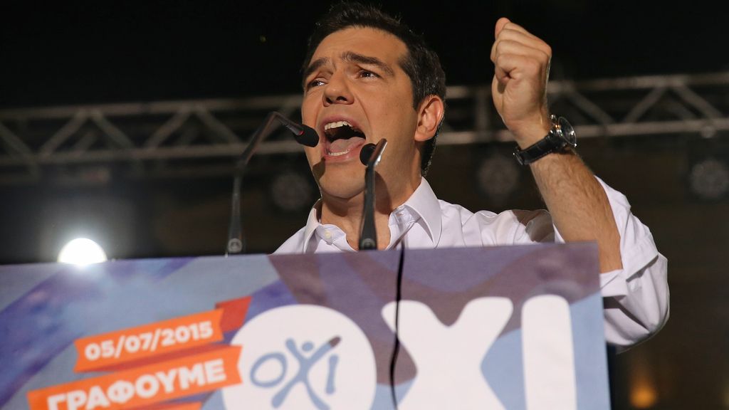 Tsipras pide el 'no' contra los que aterrorizan a los griegos