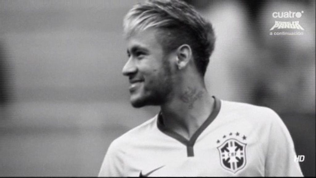 Neymar no juega pero se convierte en ayudante de Scolari