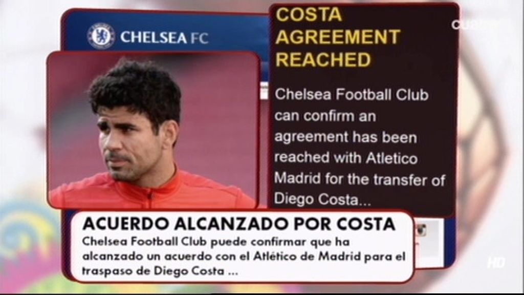Diego Costa se va al Chelsea y deja 38 millones de euros en el Manzanares
