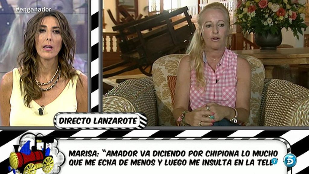 Marisa Rejano: "Amador consigue dinero vendiendo cosas, incluso de la hermana"
