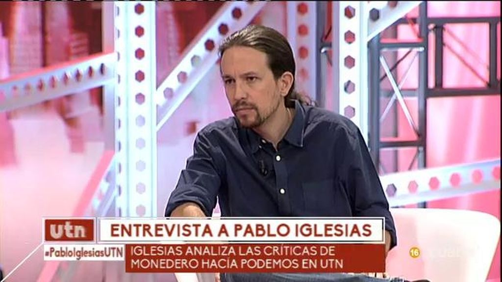 Pablo Iglesias, sobre Monedero: "Nos tira mucho de las orejas"