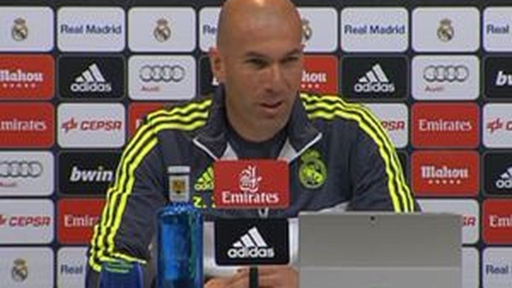 Zidane: "No sé si voy a seguir el año que viene"