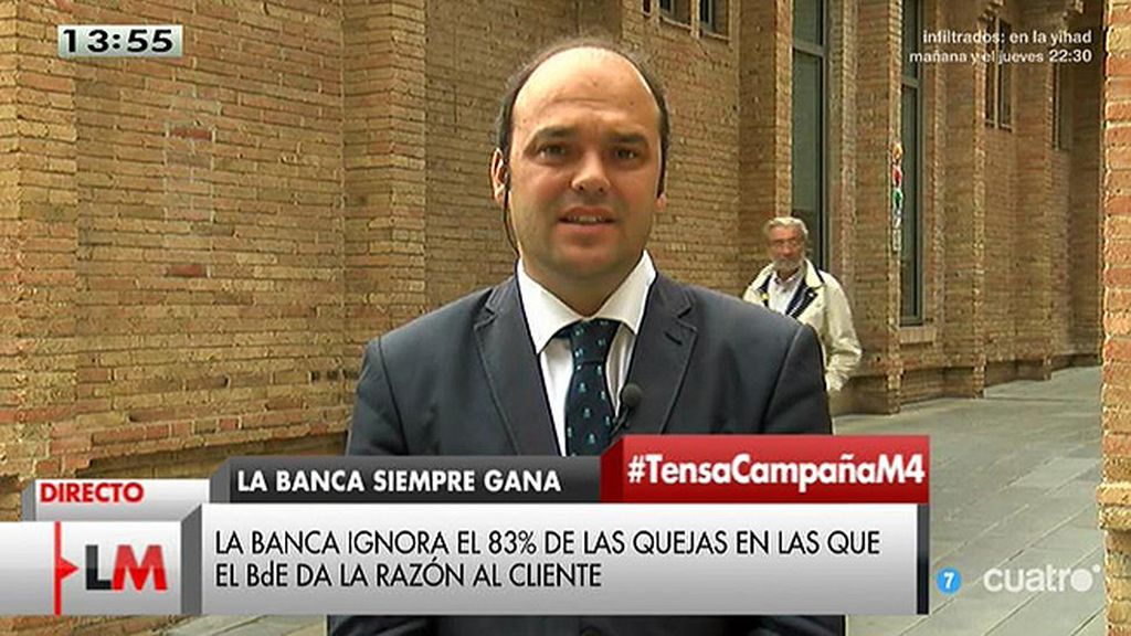 José Carlos Díez: “El Banco de España tiene que aplicar sanciones a esas irregularidades”