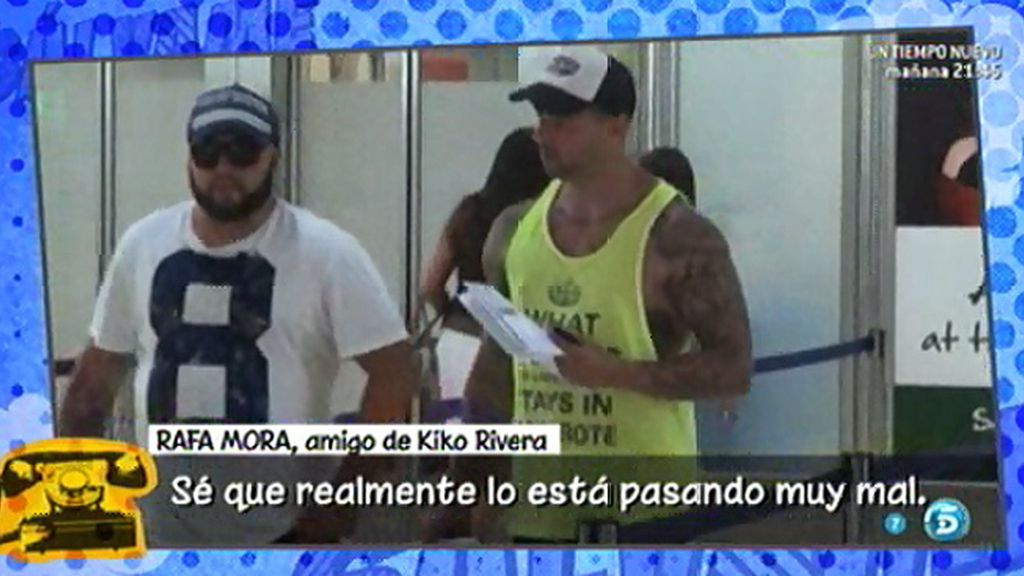 Rafa Mora: "Kiko Rivera ahora quiere estar acompañado por sus amigos y su familia"