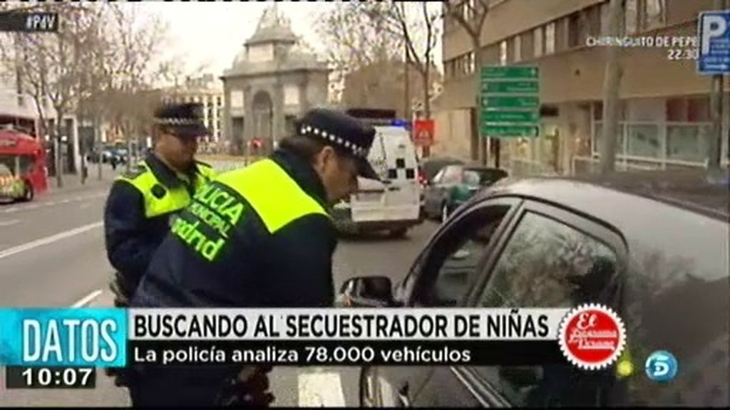 La Policía analiza 78.000 coches buscando al secuestrador de niñas de Madrid