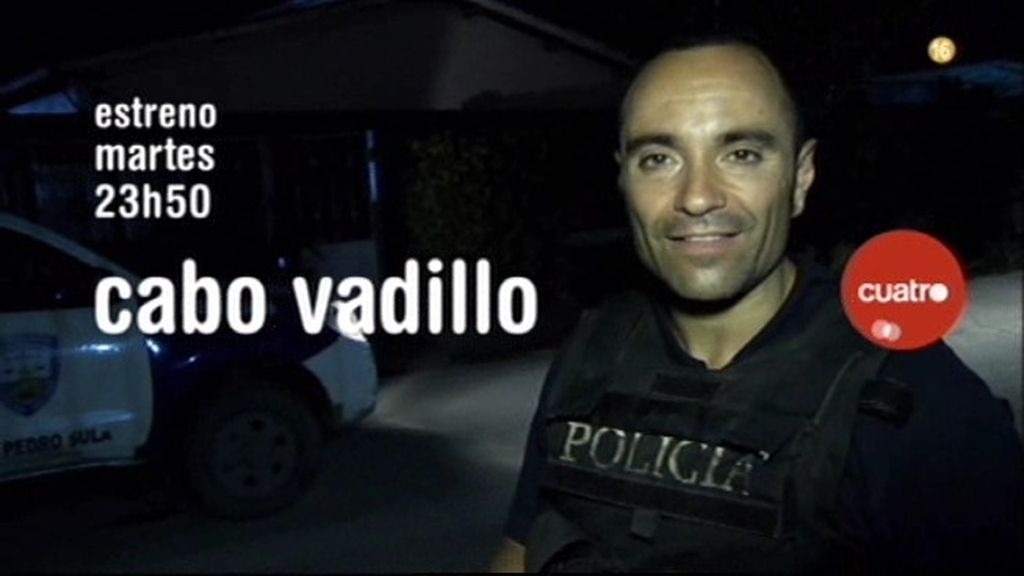 'Cabo Vadillo' patrullará las calles en Cuatro este martes a las 23.50 horas