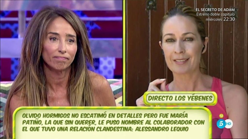 Olvido, a los colaboradores: “No vayáis de dignos porque comemos todos de lo mismo”
