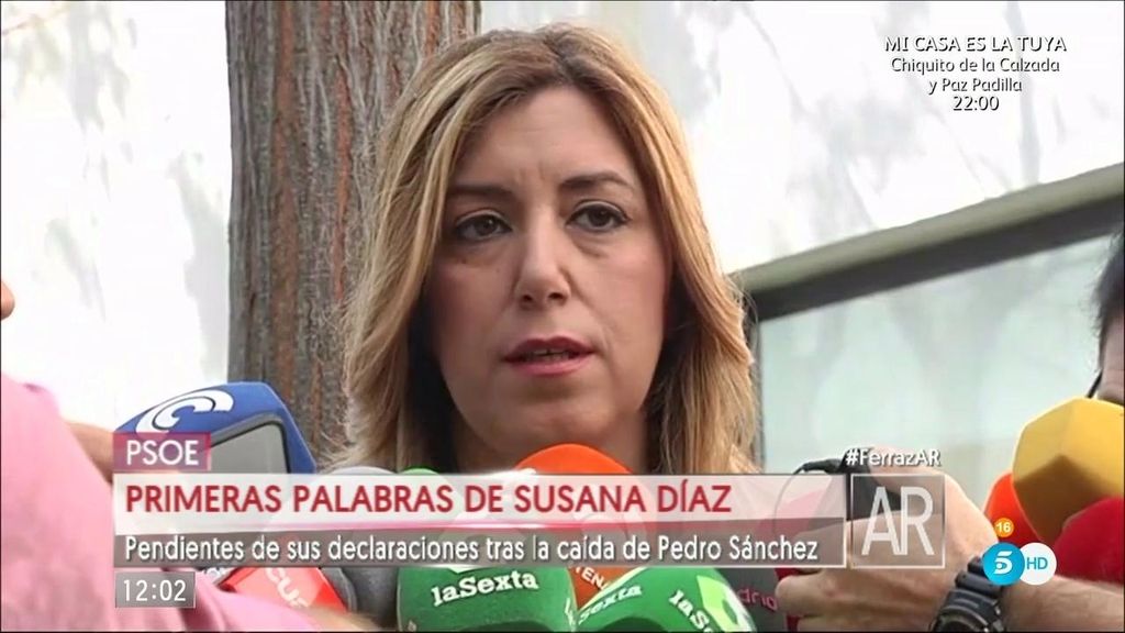 Susana Díaz: "Todos lo estamos pasando mal, yo me incluyo"