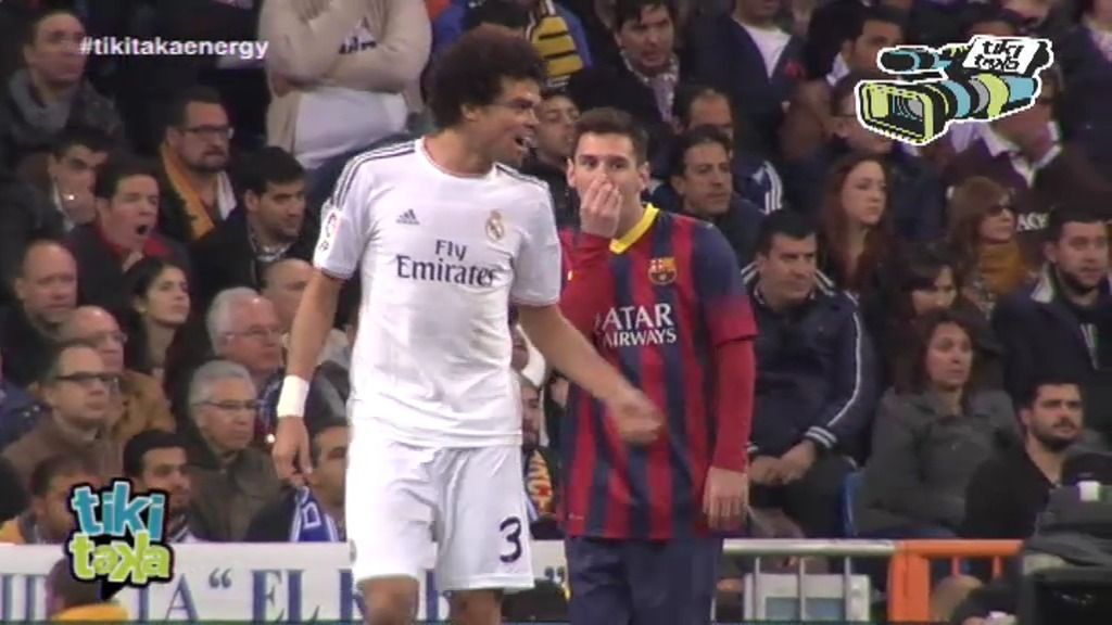 Pepe, a Messi en el Clásico según el diario 'Sport': "Tú conmigo te cagas"
