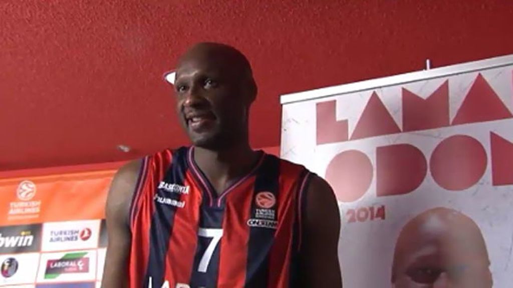 Lamar Odom: "Estoy aquí por el baloncesto, por la vida y para empezar de nuevo"
