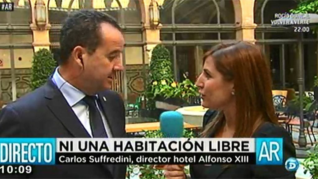 Suffredini, director hotel Alfonso XIII: "Es un año fantástico, el hotel está lleno"