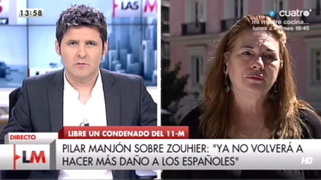 Manjón, de Zouhier: "En su país podrá disfrutar de la vida que segó poniendo en contacto ambas células"