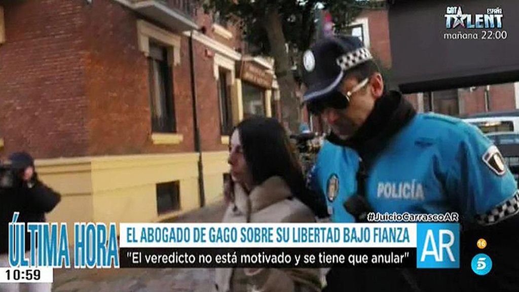 Sancionados los policías que abrazaron a Raquel Gago a su llegada a los juzgados