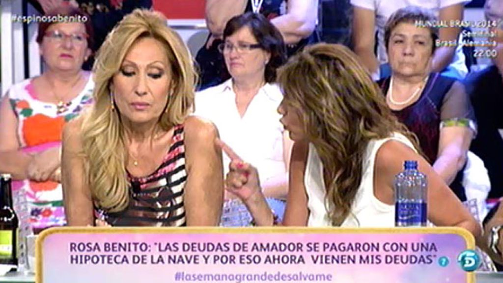 Gema López, a Rosa Benito: "Tienes que salvar la nave, para salvar la de tu hijo"