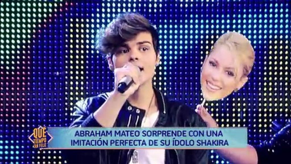 Abraham Mateo nos sorprendió con una perfecta imitación de su adorada Shakira