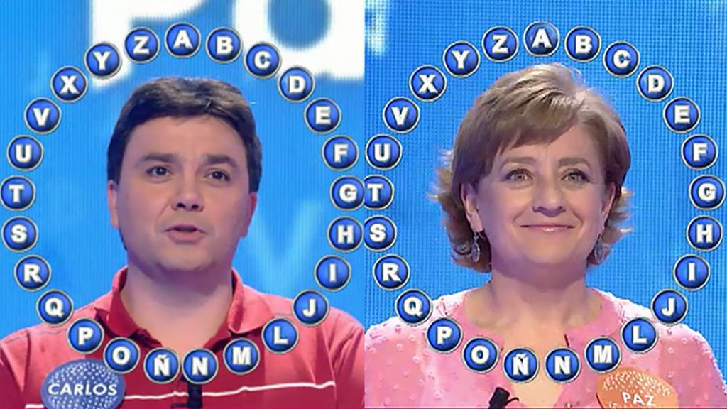 Paz, a tres letras del rosco