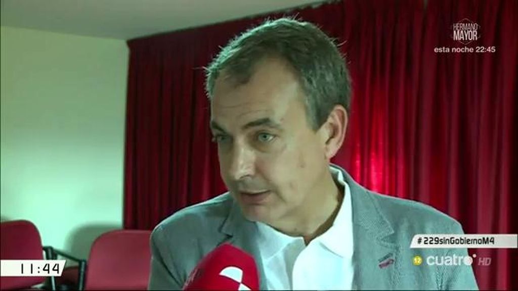 Jose Luis Rodríguez Zapatero: “Que el PSOE dialogue, hay que hablar”