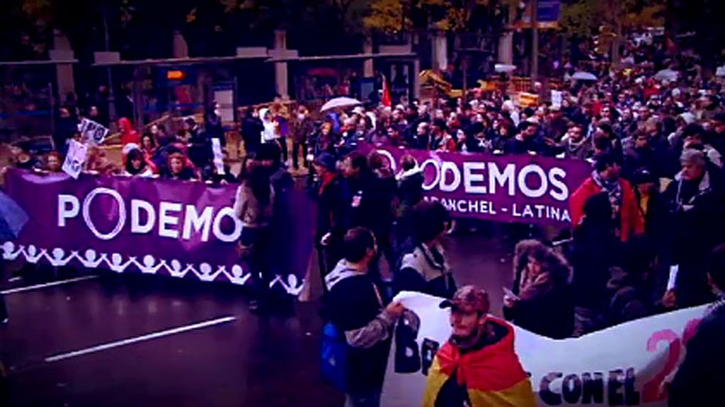 Así está preparando 'Podemos' la manifestación "por el cambio"