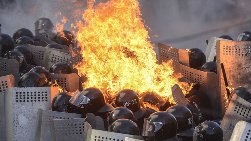 Nueve muertos en una nueva jornada de protestas en Ucrania