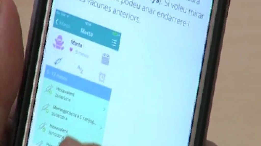 Una aplicación para saber cuándo vacunar a sus hijos