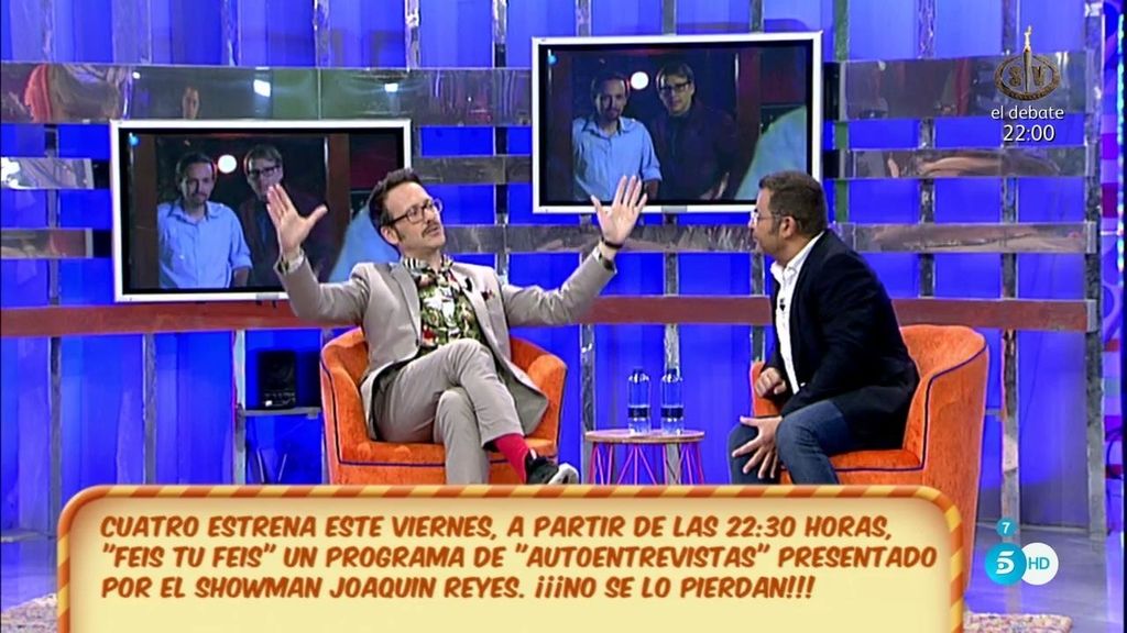 J. Reyes estrena ‘Feis tu feis’: “Quizá, Pablo Iglesias es con quien más me costaba rascar”