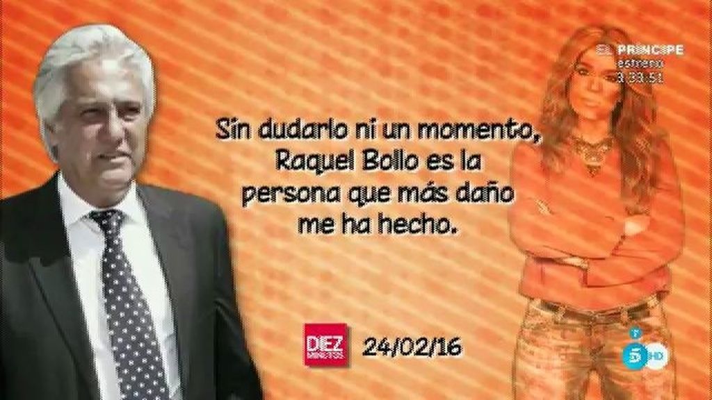Chiquetete, en 'Diez minutos': “Raquel Bollo es la persona que más daño me ha hecho”