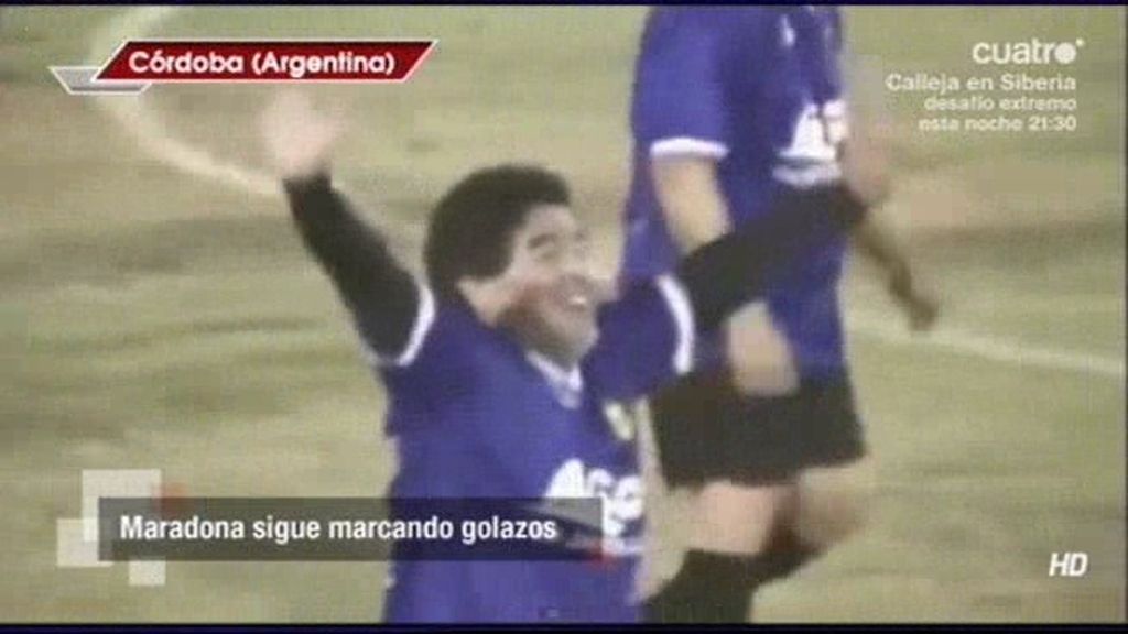 ¡Maradona sigue marcando golazos!