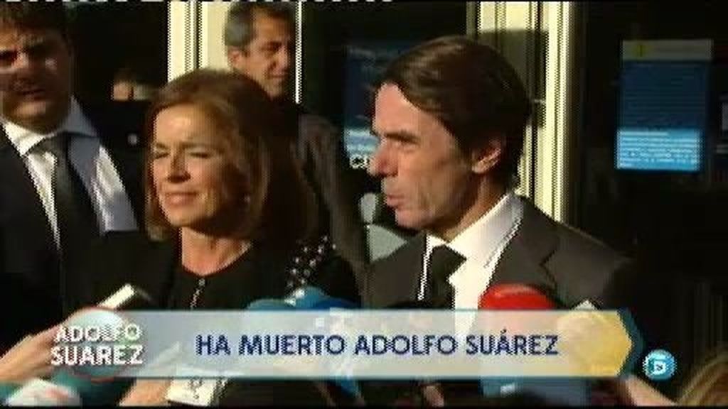 Aznar despide a un "aliado y amigo"