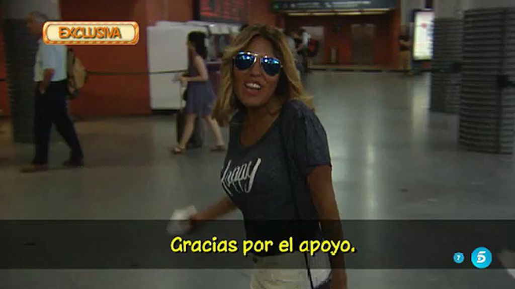 Primeras imágenes de Chabelita tras su salida de 'Supervivientes'