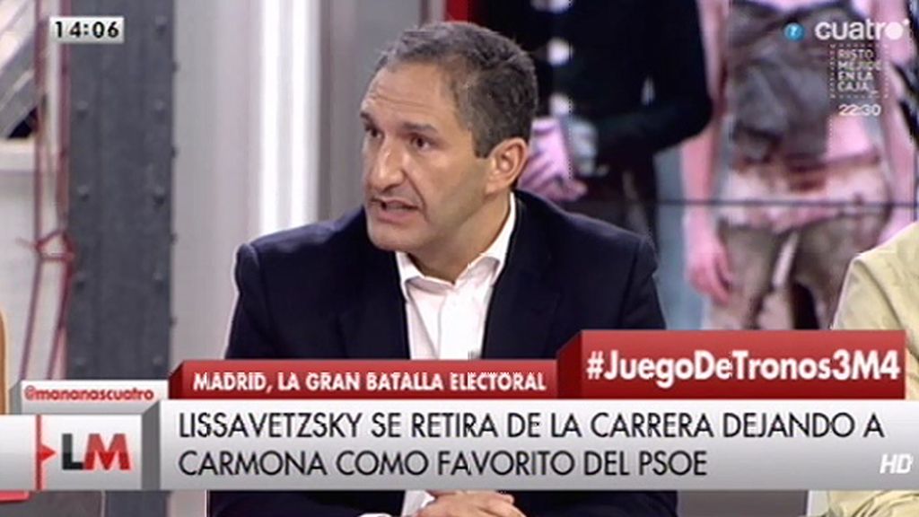 "El PSOE tiene un procedimiento en el que no se deja llevar por la divina providencia"