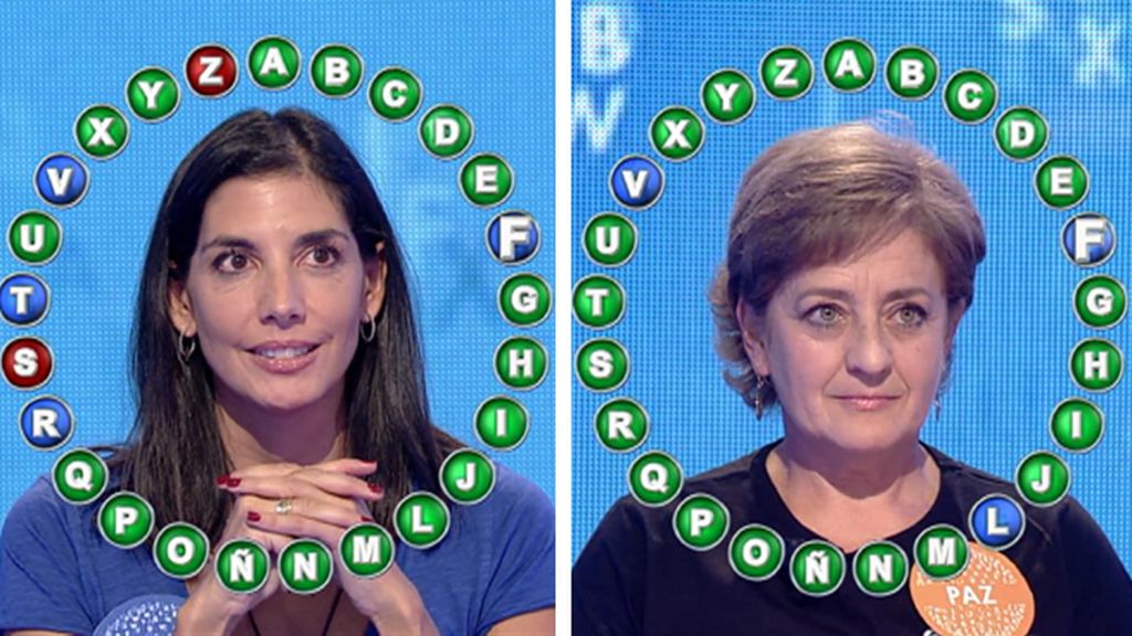 Paz vence a Susana en el rosco del especial 'Bote Másters'