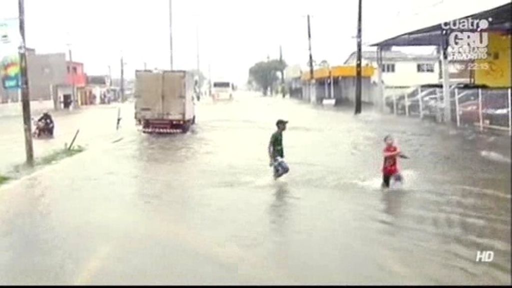 Recife colapsado por inundaciones