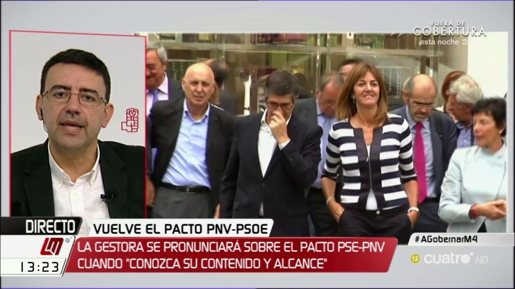 Mario Jiménez, del acuerdo PSE-PNV: “De partida, nos parece buena fórmula porque aporta estabilidad”