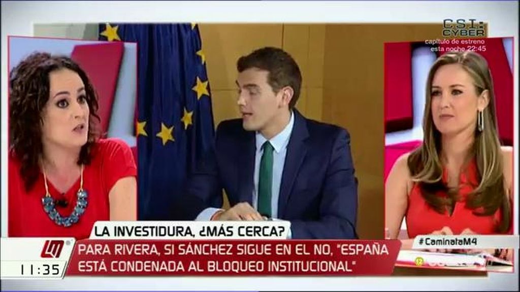 Clara Alonso, sobre Rivera: “Está actuando como una especie de comodín del PP”