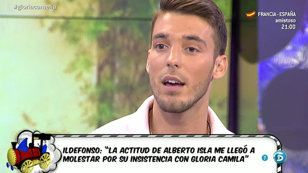 Ildefonso: "Alberto Isla era mi amigo y se quiso meter en mi relación con Gloria Camila"