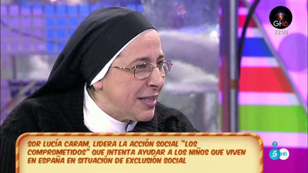Sor Lucia Caram: "No podemos dejar que los niños malvivan”