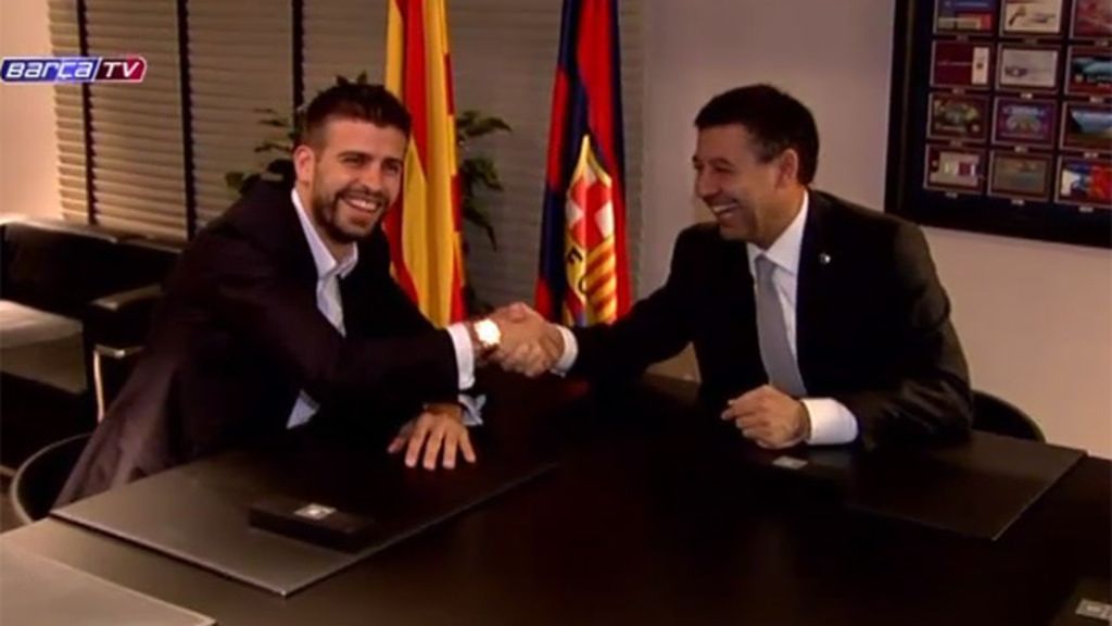 Piqué, blaugrana hasta 2019