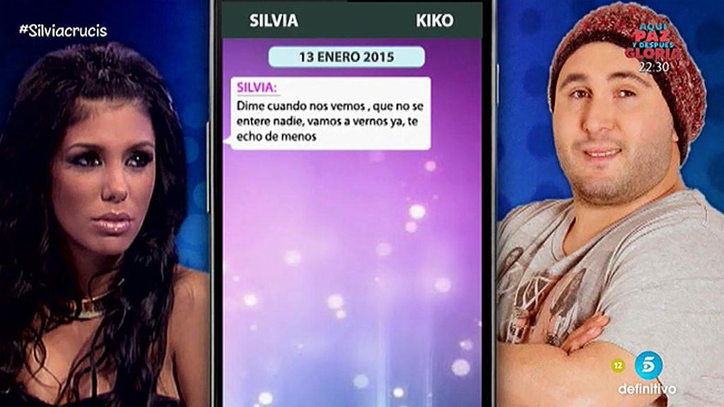 Los mensajes de Silvia Sicilia y Kiko Rivera