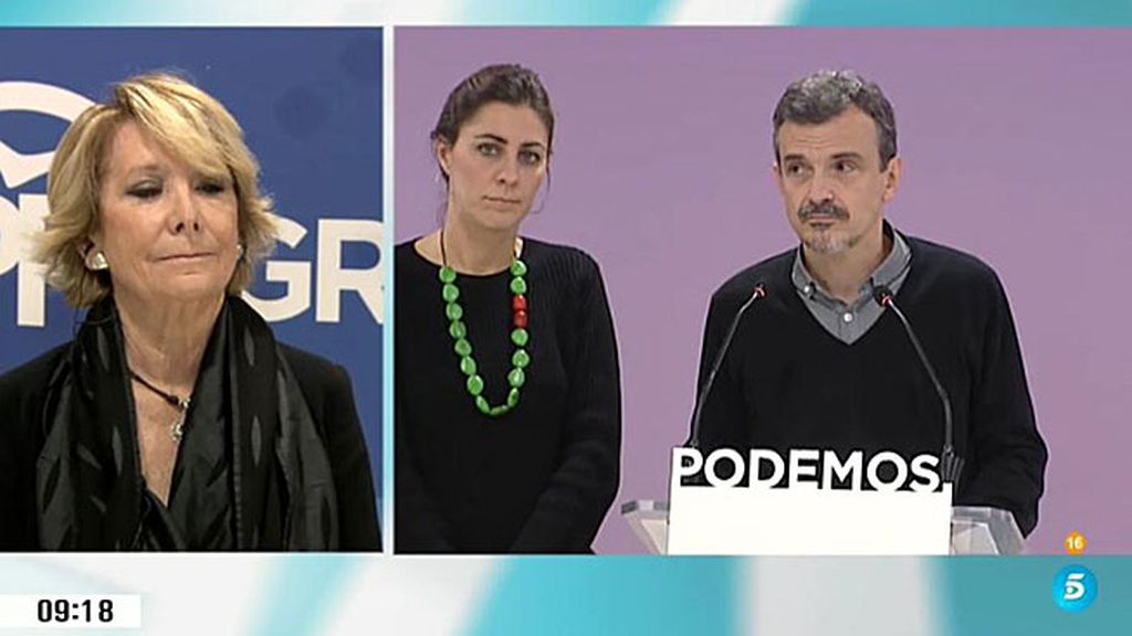 PSOE, Podemos y C's piden a Aguirre que renuncie también a su acta de concejala
