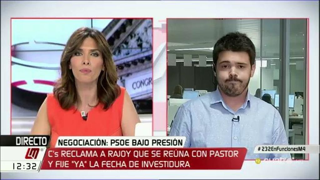 N. Corredor: “No hemos valorado la gravedad de que aún no esté confirmado si Rajoy se presentará o no al debate de investidura”