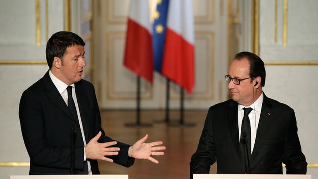 Hollande no logra el apoyo de Italia para bombardear Siria