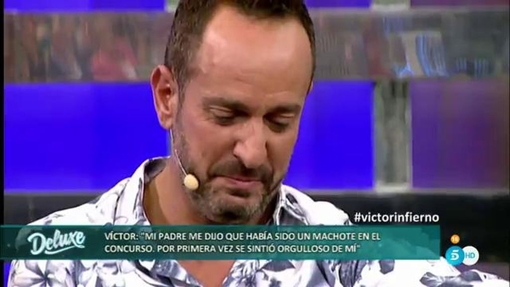 Víctor: "Mi padre dijo que había sido un machote en 'SV', estaba orgulloso por fin"