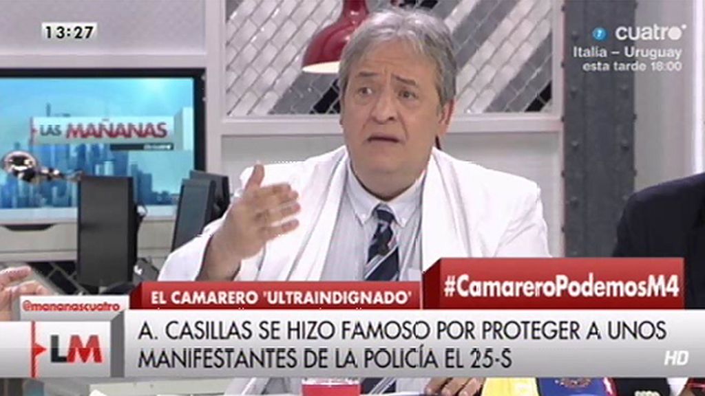 A. Casillas, sobre P. Iglesias: "Este señor utiliza el mismo discurso que utilizó Chávez"