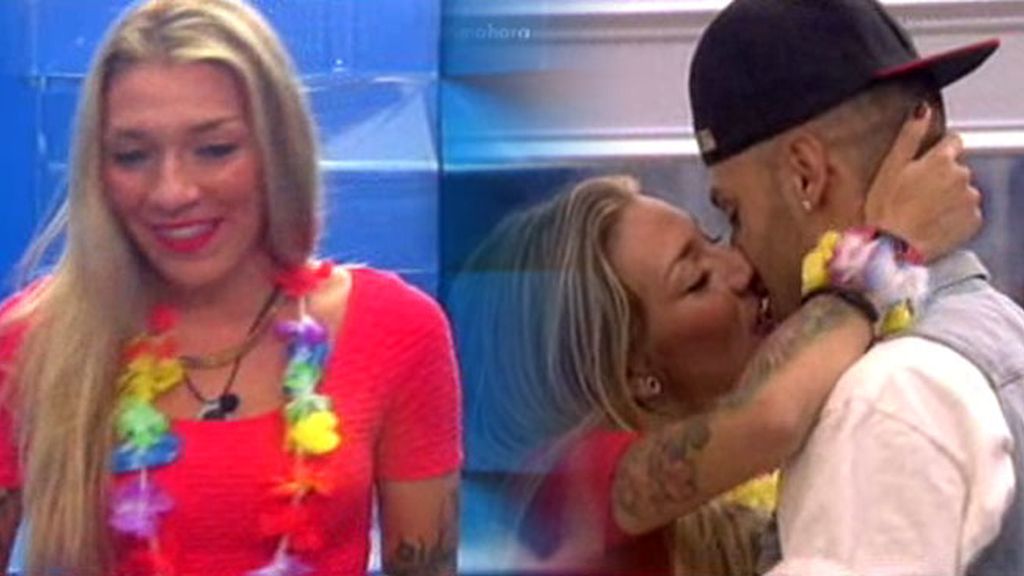 Omar y el equipo de 'GH 15' regalan una fiesta hawaiana a Paula por su cumpleaños